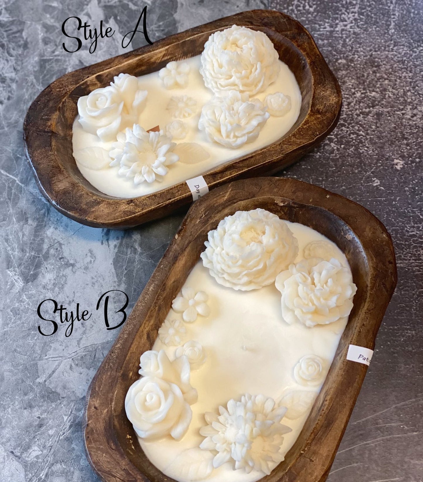 Botanical Garden Scented Dough Bowl Candle