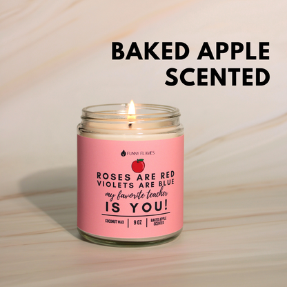 Roses Are Red - My Favorite Teacher Is You- Back to school