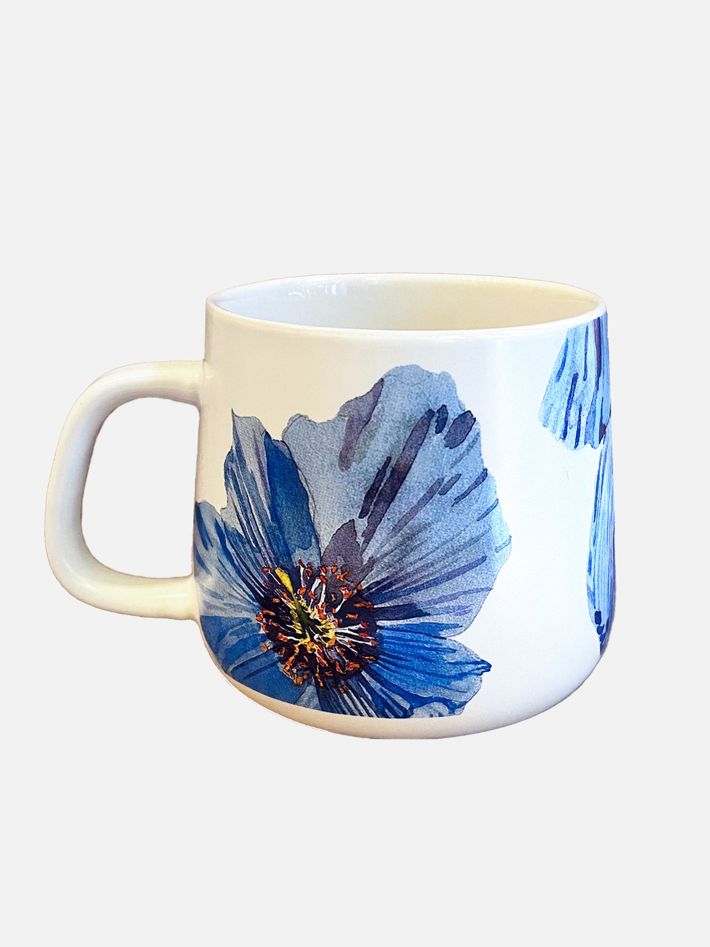 Porcelain Mug:  Himalayan Blue Poppies