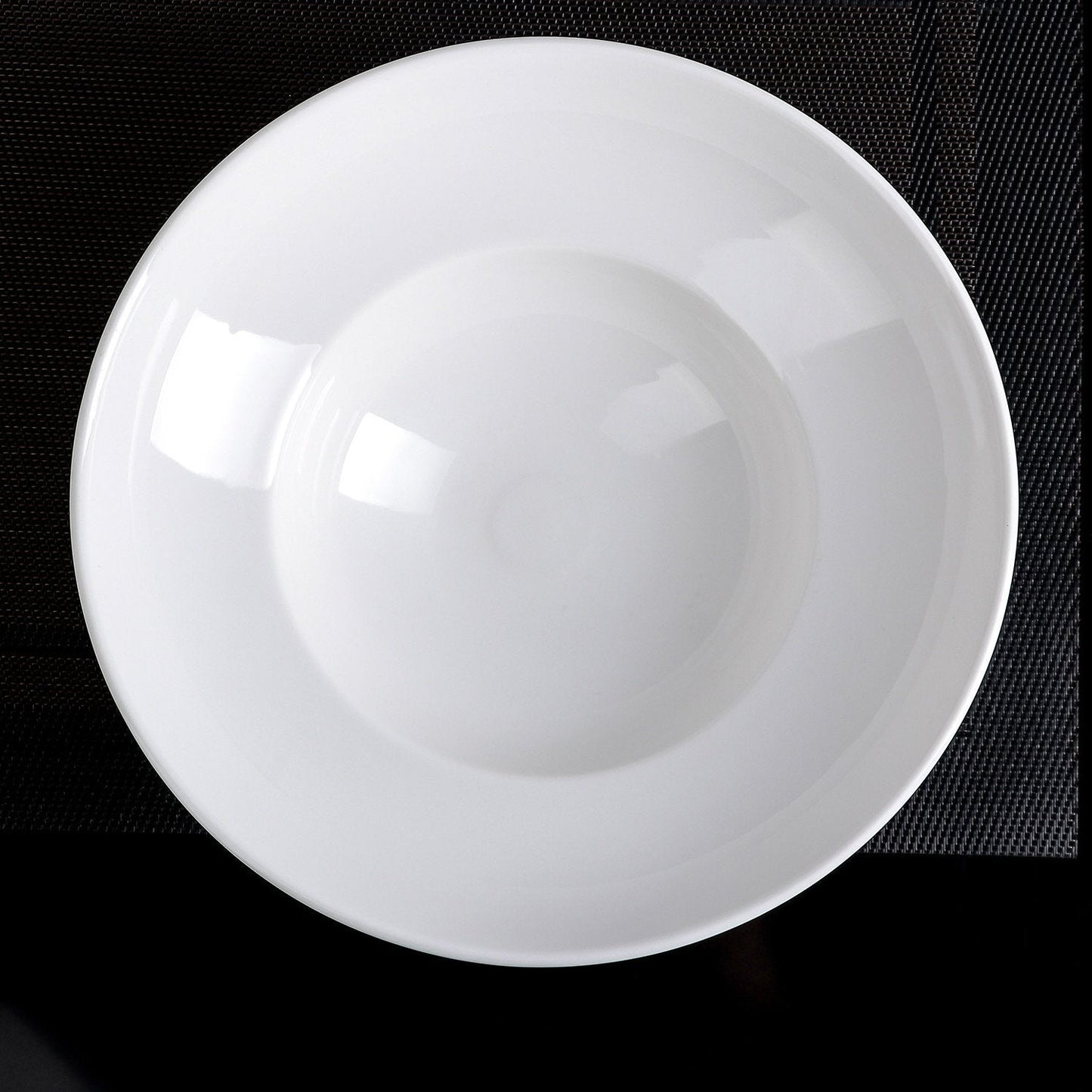 White Deep Salad or Soup Plate 9.75" inch | 16 Fl Oz |