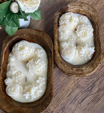 Botanical Garden Scented Dough Bowl Candle