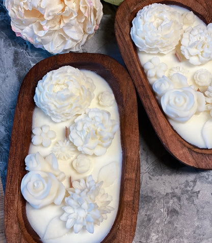 Botanical Garden Scented Dough Bowl Candle