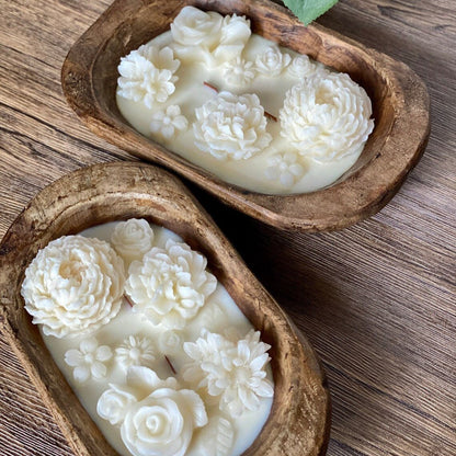 Botanical Garden Scented Dough Bowl Candle