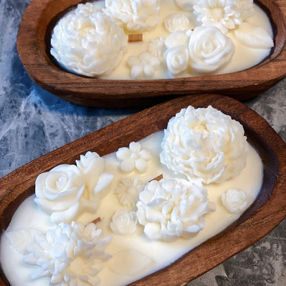Botanical Garden Scented Dough Bowl Candle