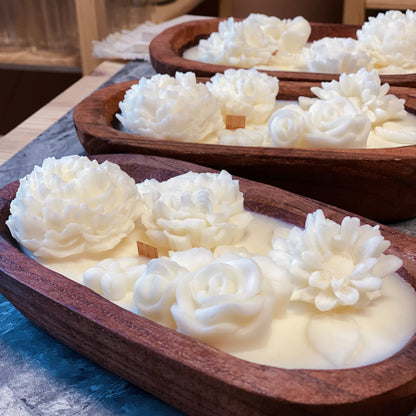 Botanical Garden Scented Dough Bowl Candle