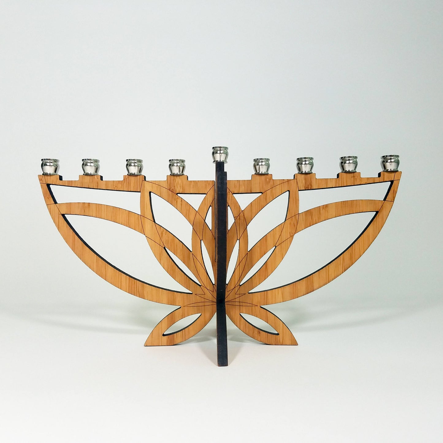 Mini Lotus Flower Menorah
