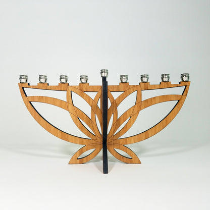 Mini Lotus Flower Menorah