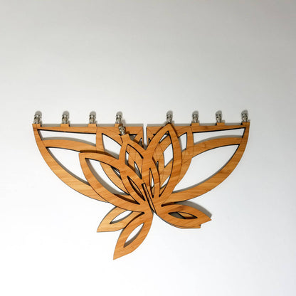 Mini Lotus Flower Menorah