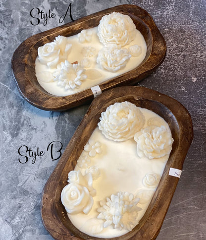 Botanical Garden Scented Dough Bowl Candle