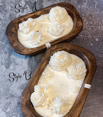 Botanical Garden Scented Dough Bowl Candle