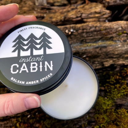 Instant Cabin Scented Candle Tin