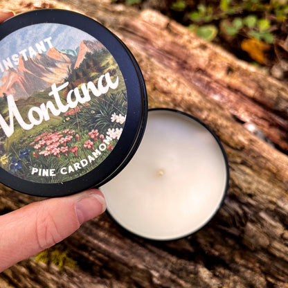 Instant Montana Scented Candle Tin